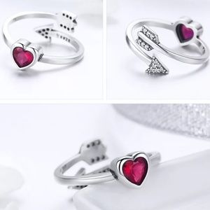925 Sterling Silver Love Heart Arrow Reversible